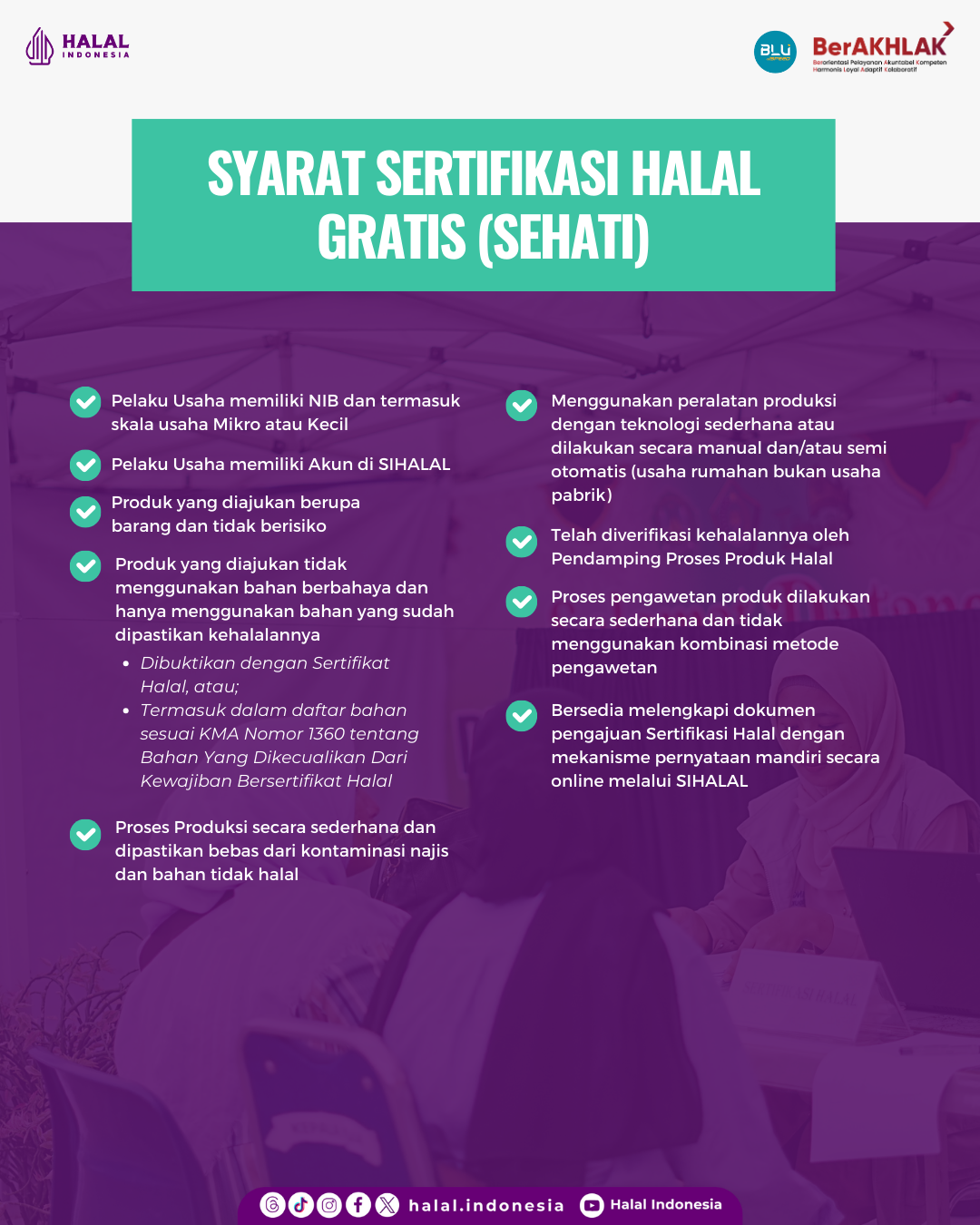 Syarat Sertifikasi Halal Gratis (SEHATI 2026)